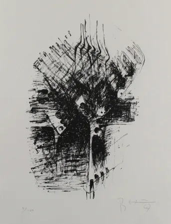 Lithografie Heiliger - Komposition III