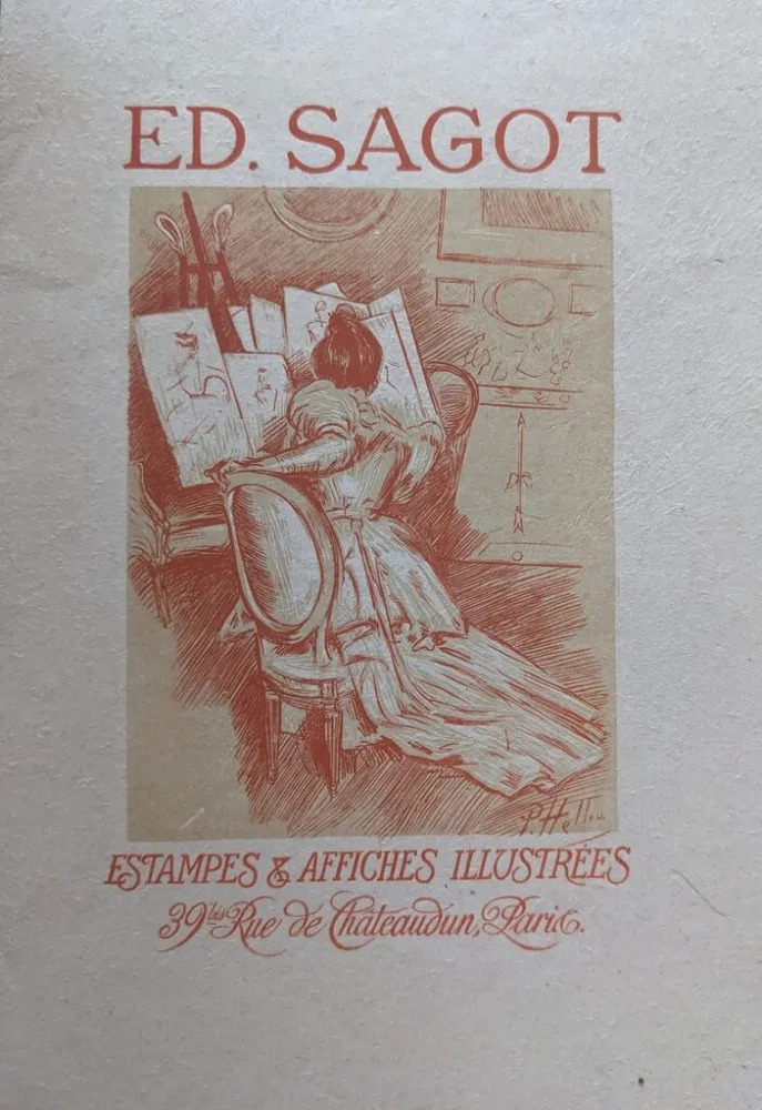 Ets Helleu - Edmond Sagot. Estampes & Affiches Illustrées