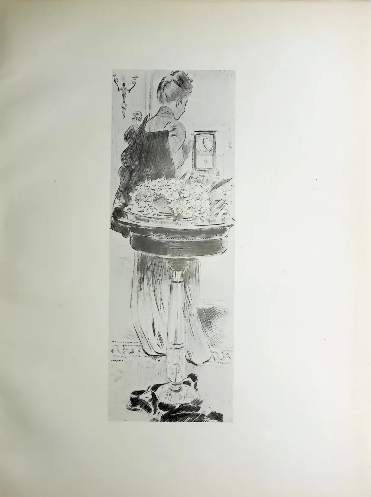 Poster Helleu - La jardinière empire