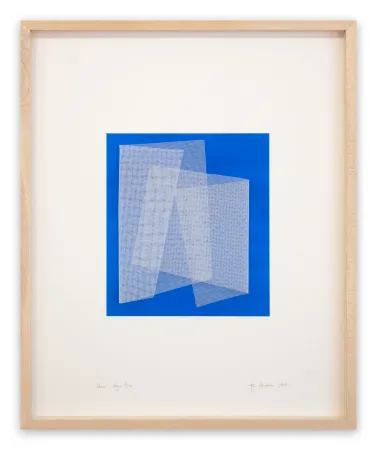 Geen Techniek Henderson - Moiré Azur Blue