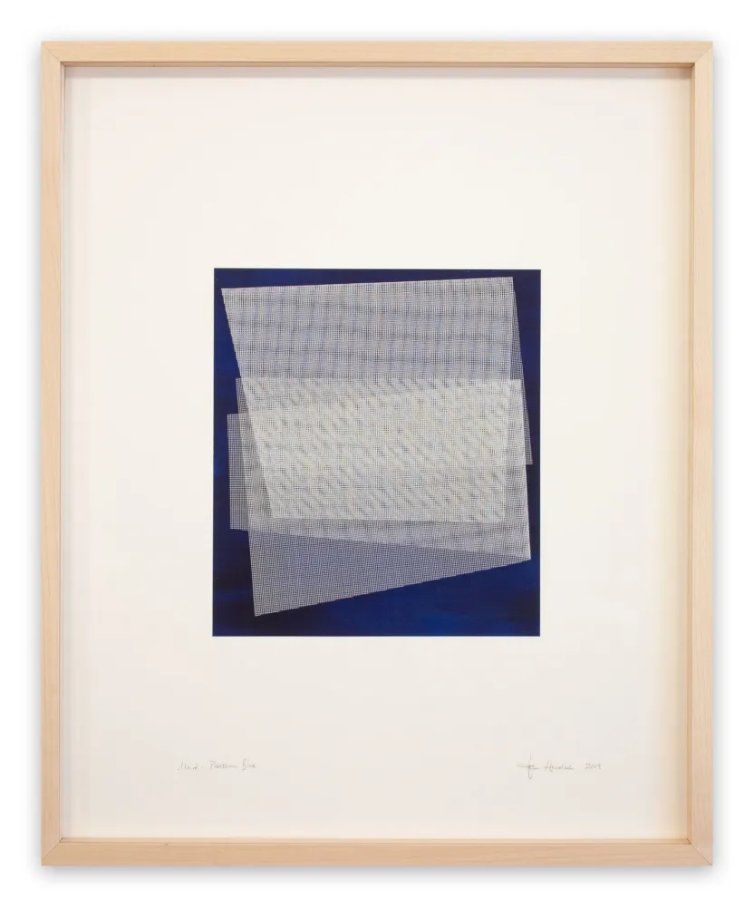 Geen Techniek Henderson - Moiré Prussian Blue 