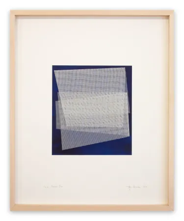 Geen Techniek Henderson - Moiré Prussian Blue 