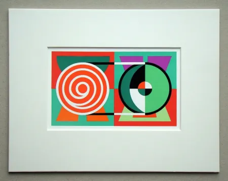 Zeefdruk Herbin - Composition,
