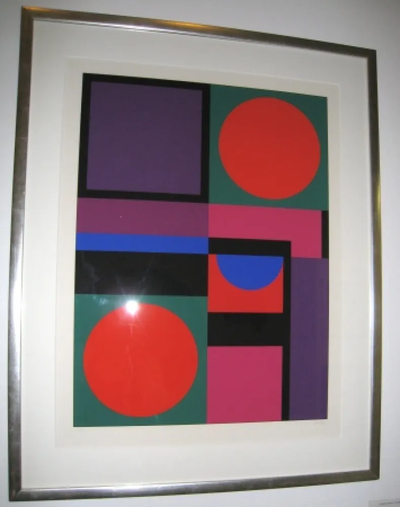 Zeefdruk Herbin - Composition