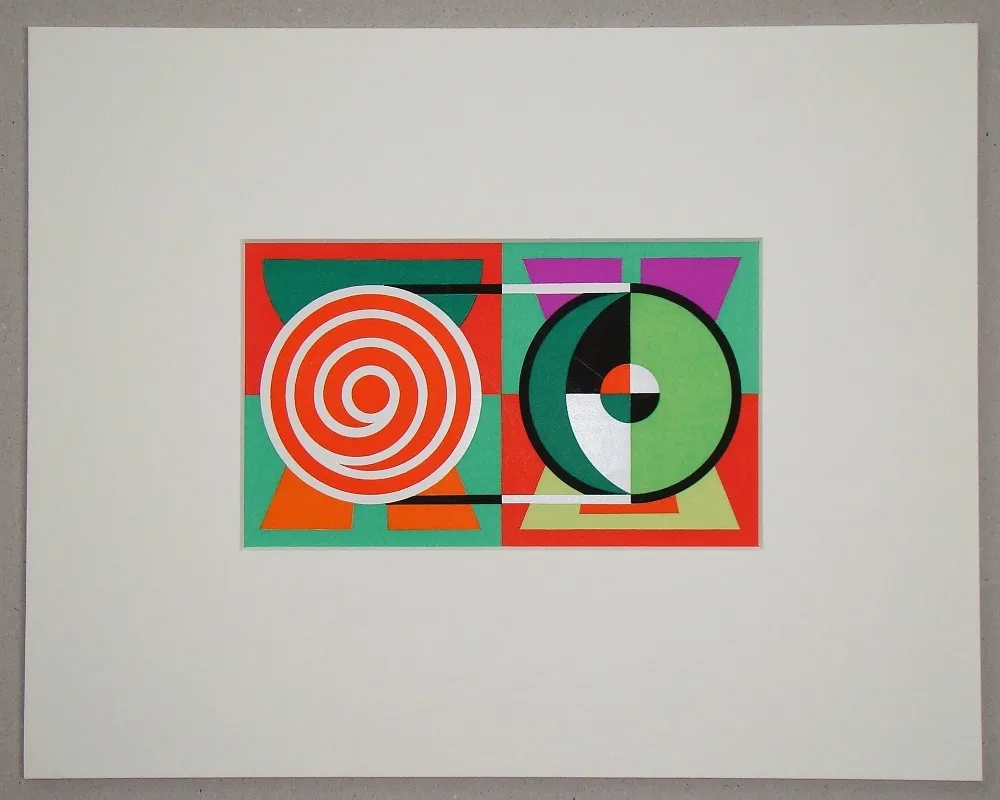 Zeefdruk Herbin - Minuit - 1953 