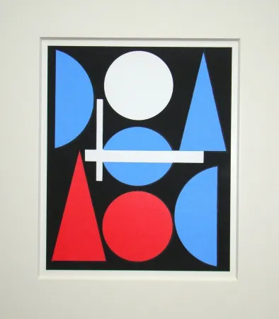 Zeefdruk Herbin - Nue, 1960