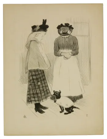 Lithografie Hermann-Paul - 1. Distractions permises