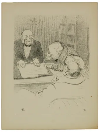 Lithografie Hermann-Paul - 6. L'amour nait