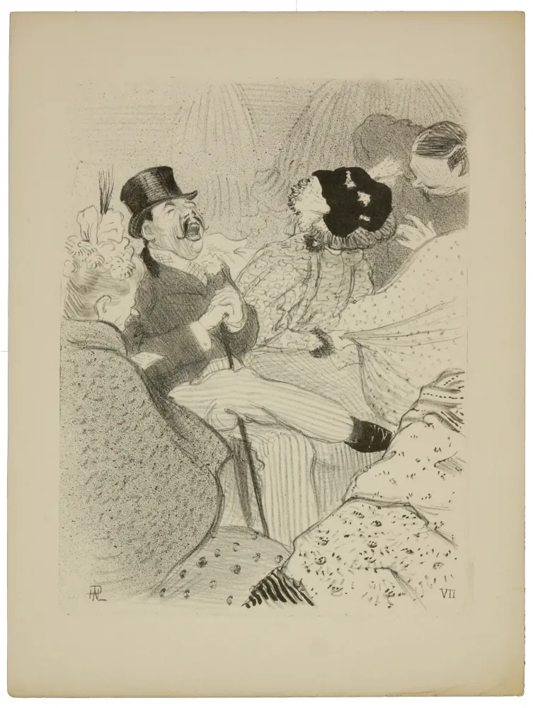 Lithografie Hermann-Paul - 7. Les Fiancés