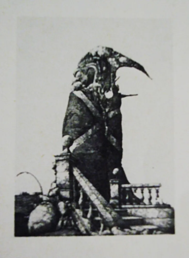 Ets En Aquatint Hernandez - El monumento inacabado