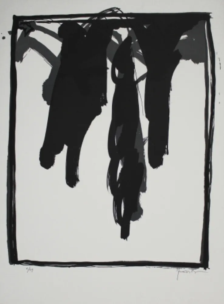 Lithografie Hernandez Pijuan - A.L. Barcelona-III