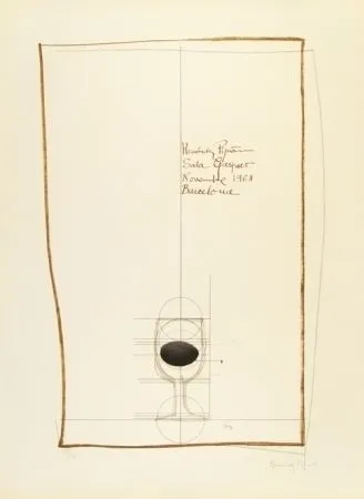 Lithografie Hernandez Pijuan - Cartel exposición Sala Gaspar