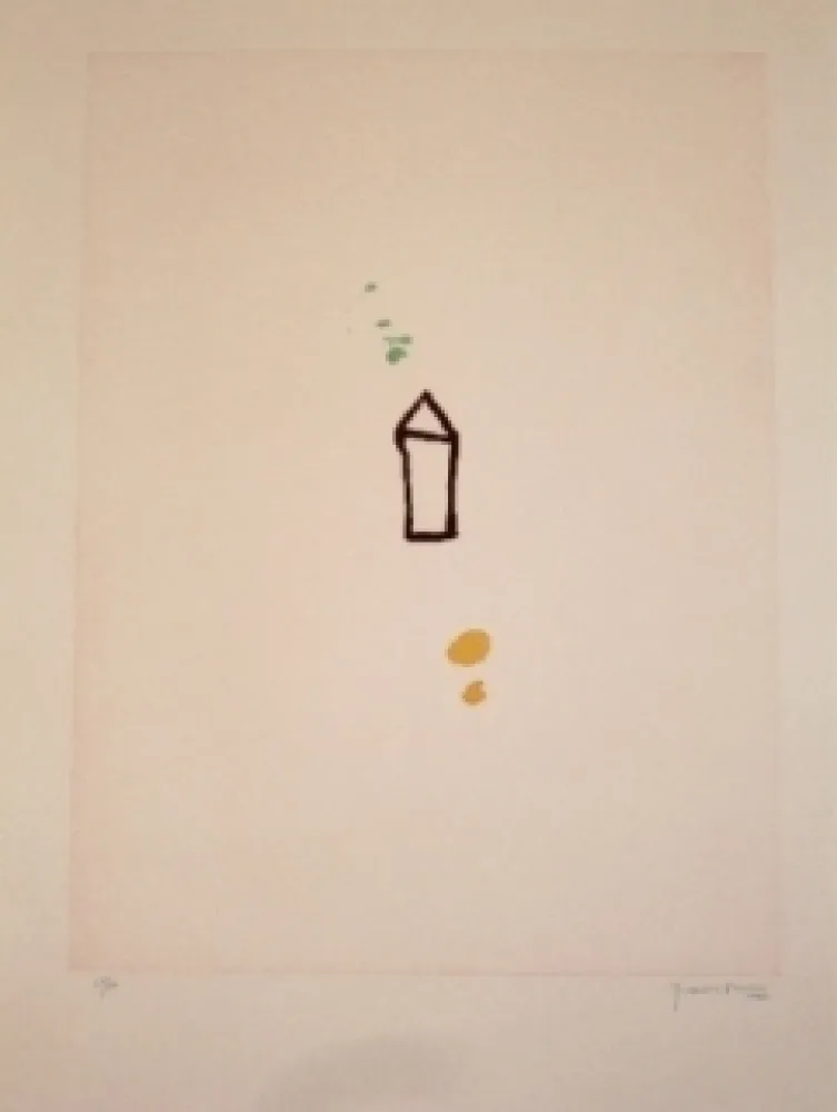 Ets En Aquatint Hernandez Pijuan - Casa amb jardi 1