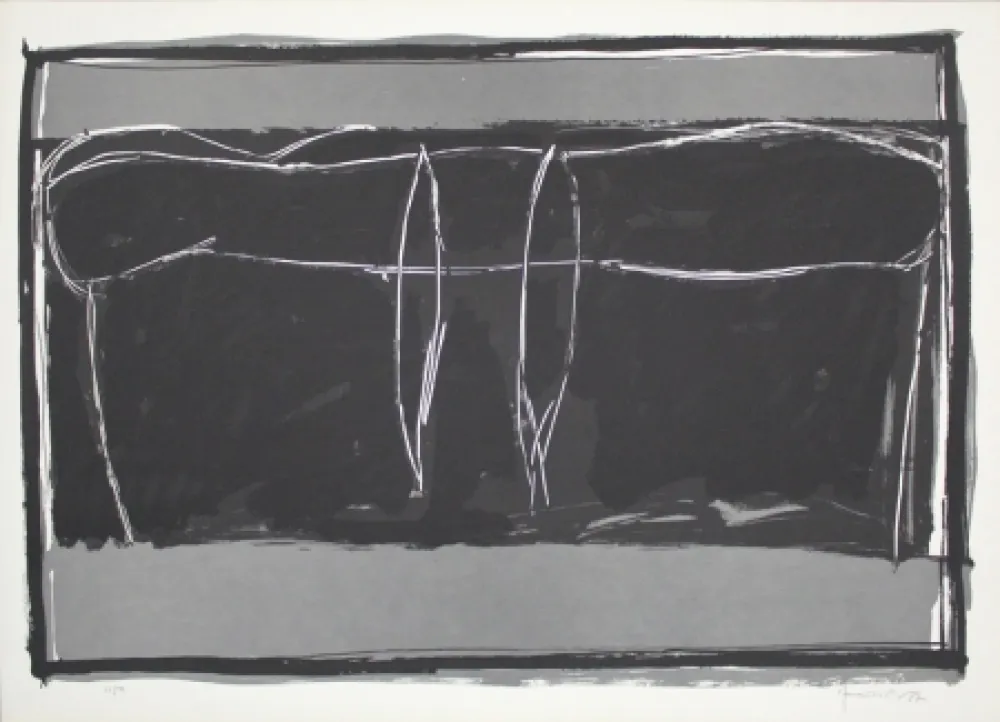 Lithografie Hernandez Pijuan - Landscape 3