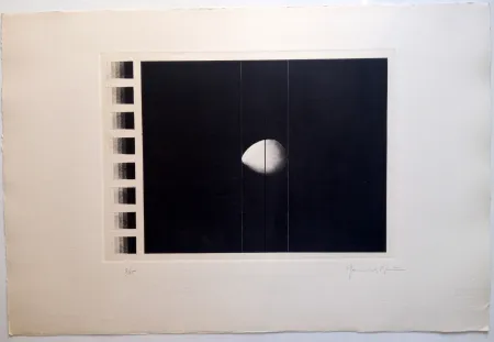 Ets En Aquatint Hernandez Pijuan - OU AMB GAMA NEGRA