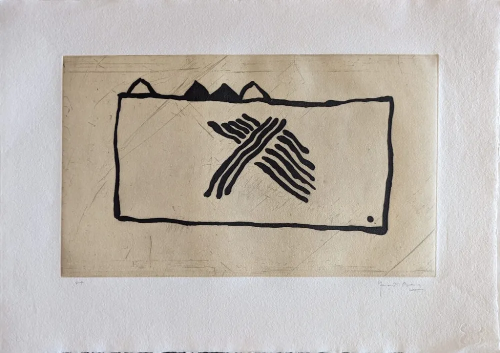 Aquatint Hernandez Pijuan - Paisatge