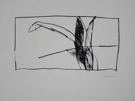 Droge Naald Hernandez Pijuan - Paisatge amb xiprers V / Landscape with Cypresses V