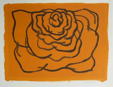 Lithografie Hernandez Pijuan - Rosa