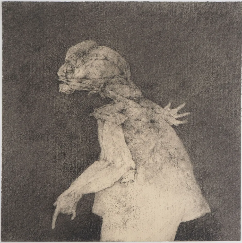 Geen Techniek Hernandez - Profil de la calomnie (Dessin original)