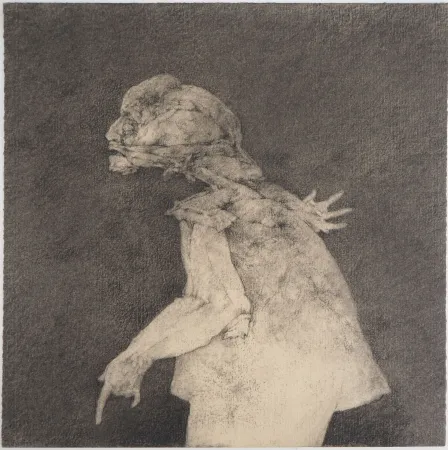 Geen Techniek Hernandez - Profil de la calomnie (Dessin original)