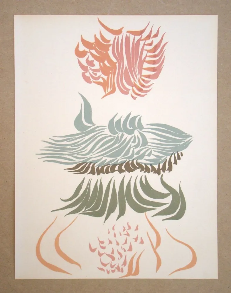 Lithografie Herold - Composition abstrait