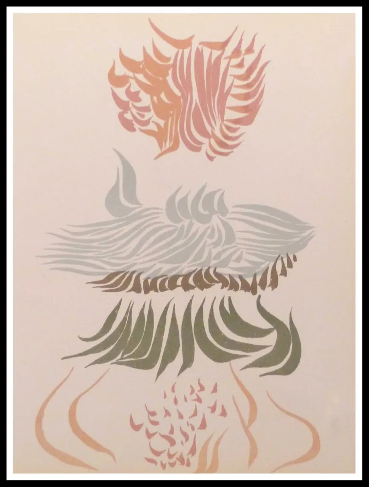 Lithografie Herold - Composition florale 