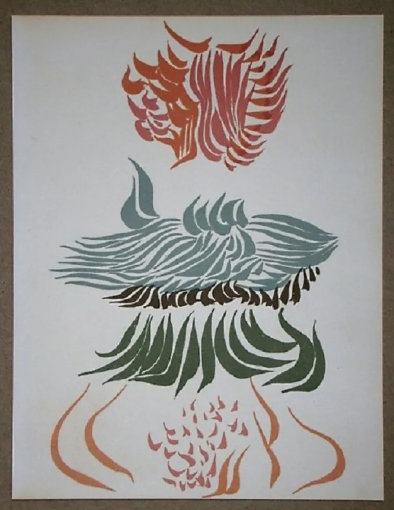 Lithografie Herold - Composition pour XXe Siècle