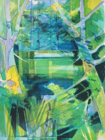 Lithografie Hilaire - Normandie, Bord de l’Epte