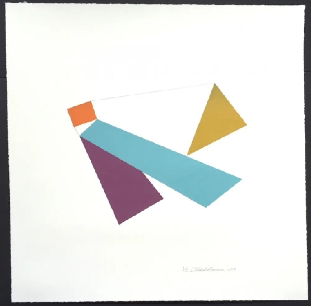 Zeefdruk Hinman - Kite, from Kites Suite