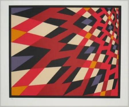 Lithografie Hinterreiter - Composition 2