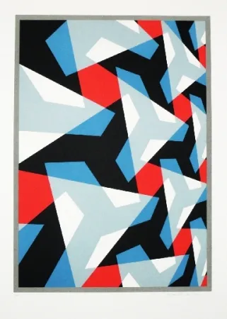 Lithografie Hinterreiter - Composition 7