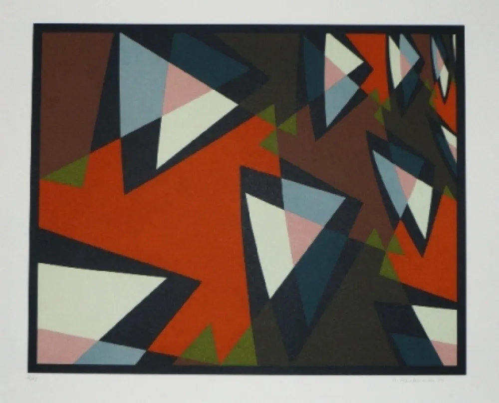 Lithografie Hinterreiter - Composition