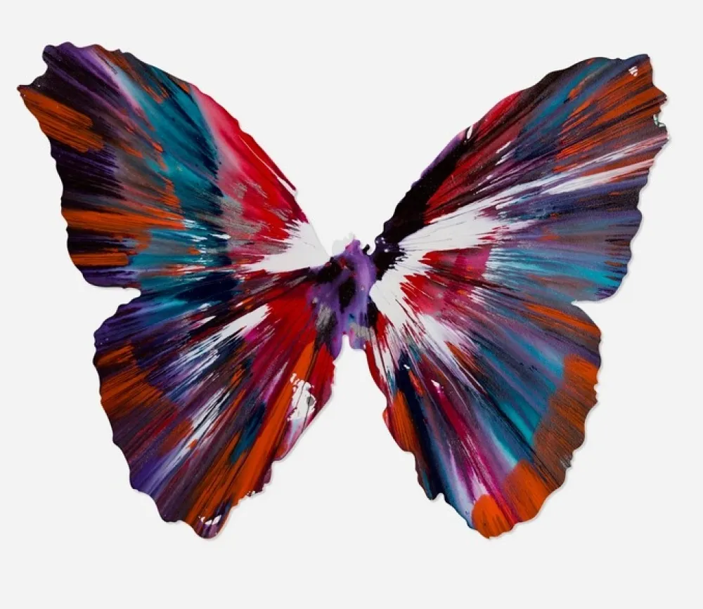 Geen Techniek Hirst - Butterfly Spin Painting