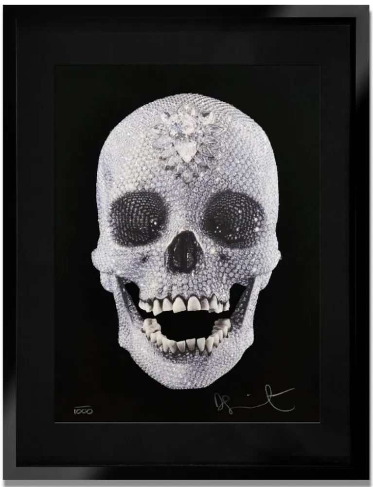 Zeefdruk Hirst - For the Love of God, 2009