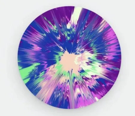 Multiple Hirst - H12-14 (Large) from The Beautiful Paintings