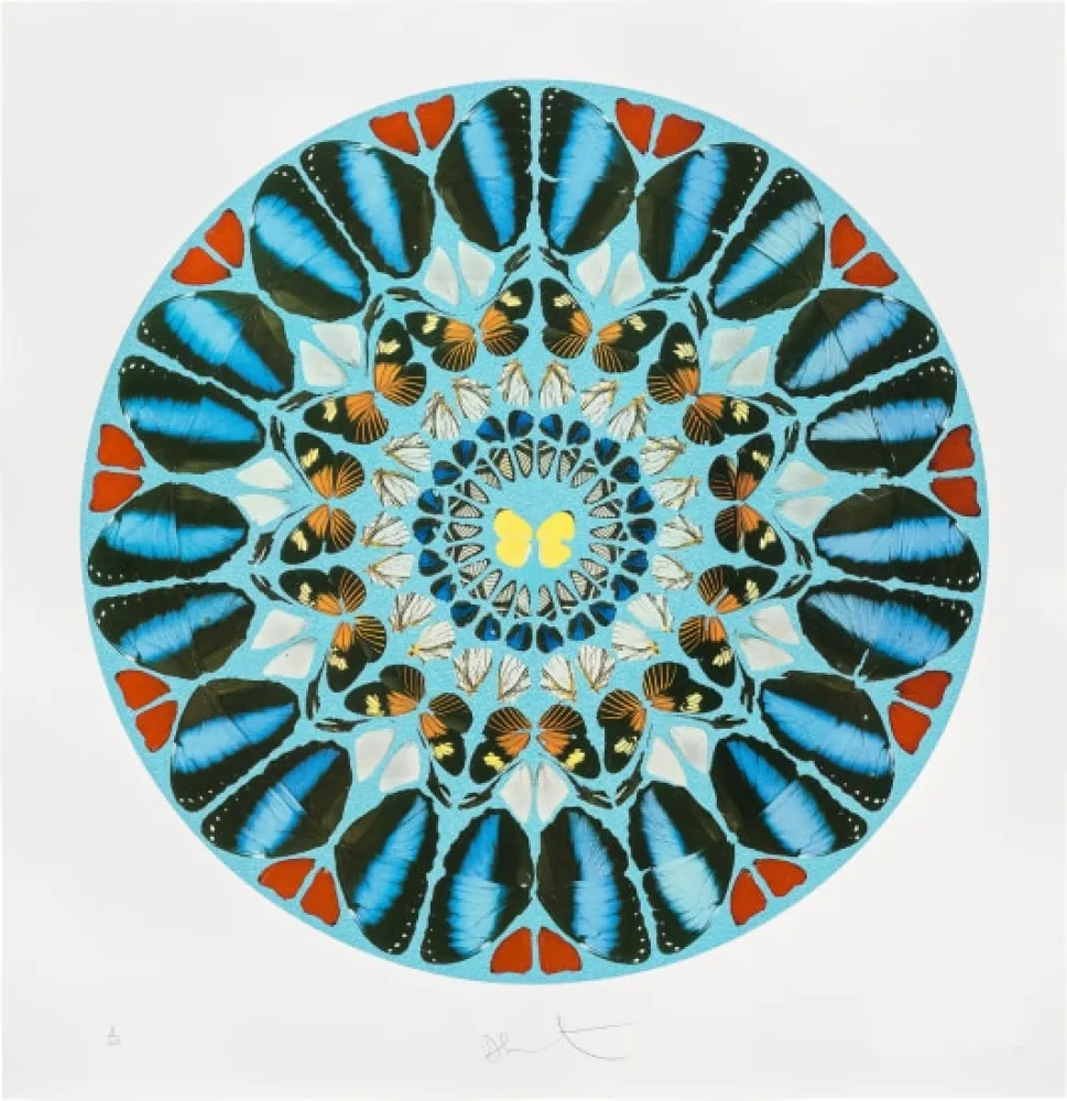 Zeefdruk Hirst - Psalm: Ad te, Domine, Levavi