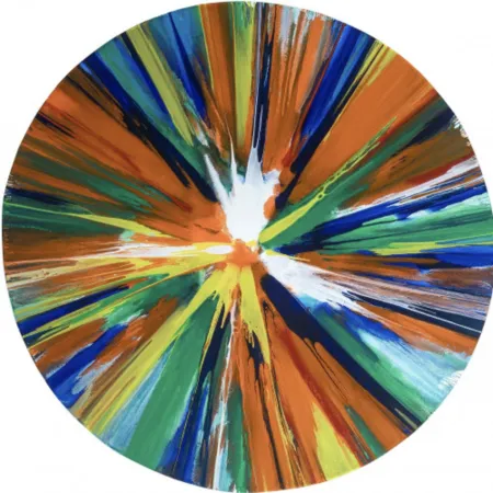 Multiple Hirst - Spin Painting, Requiem at the Pinchuk Art Centre, Ukraine