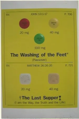 Zeefdruk Hirst - The Stations of the Cross