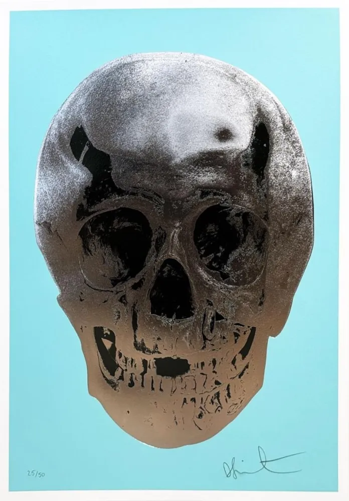 Zeefdruk Hirst - Till Death Do Us Part - Heavenly Peppermint Green Silver Gloss Racing Green