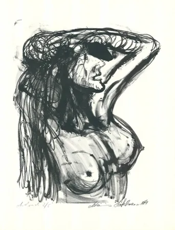 Lithografie Höckelmann - Alexandra