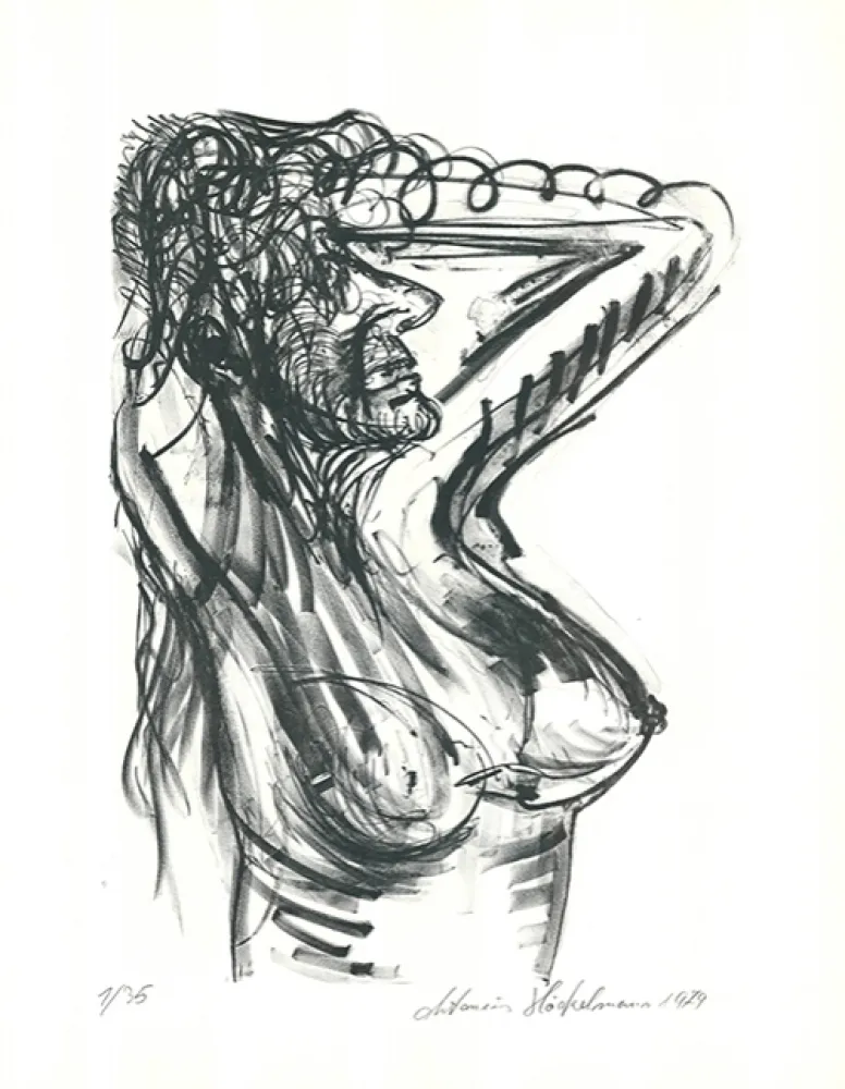 Lithografie Höckelmann - Alexandra