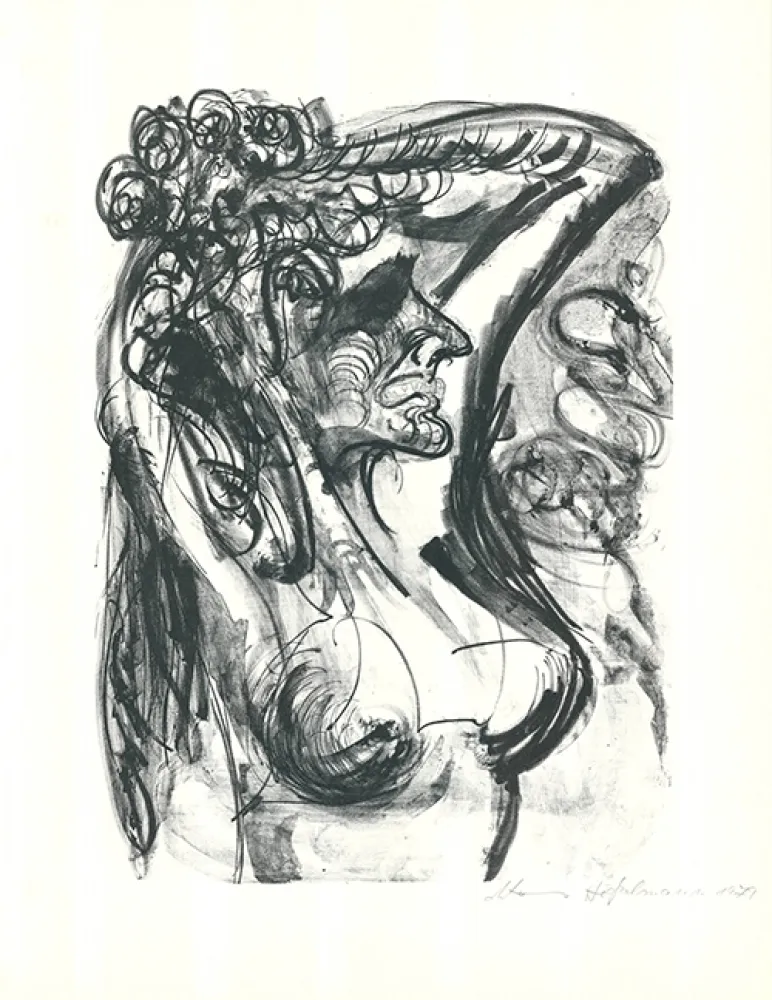 Lithografie Höckelmann - Alexandra