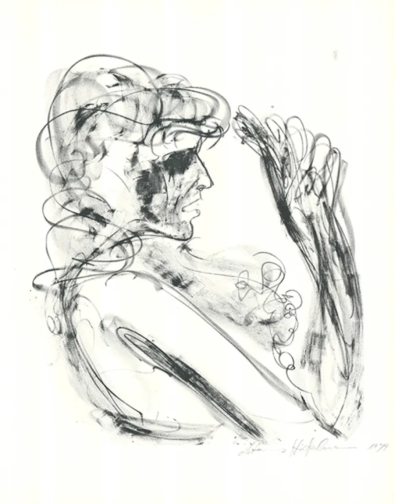 Lithografie Höckelmann - Alexandra