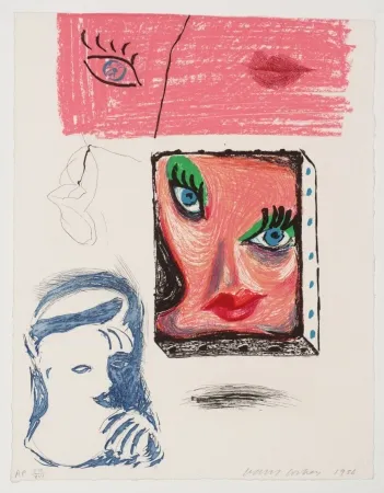 Ets En Aquatint Hockney - An image of Celia