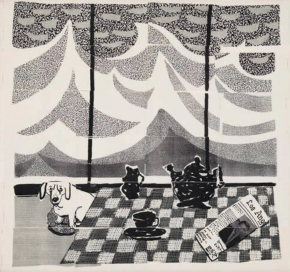 Multiple Hockney - Breakfast with Stanley in Malibu