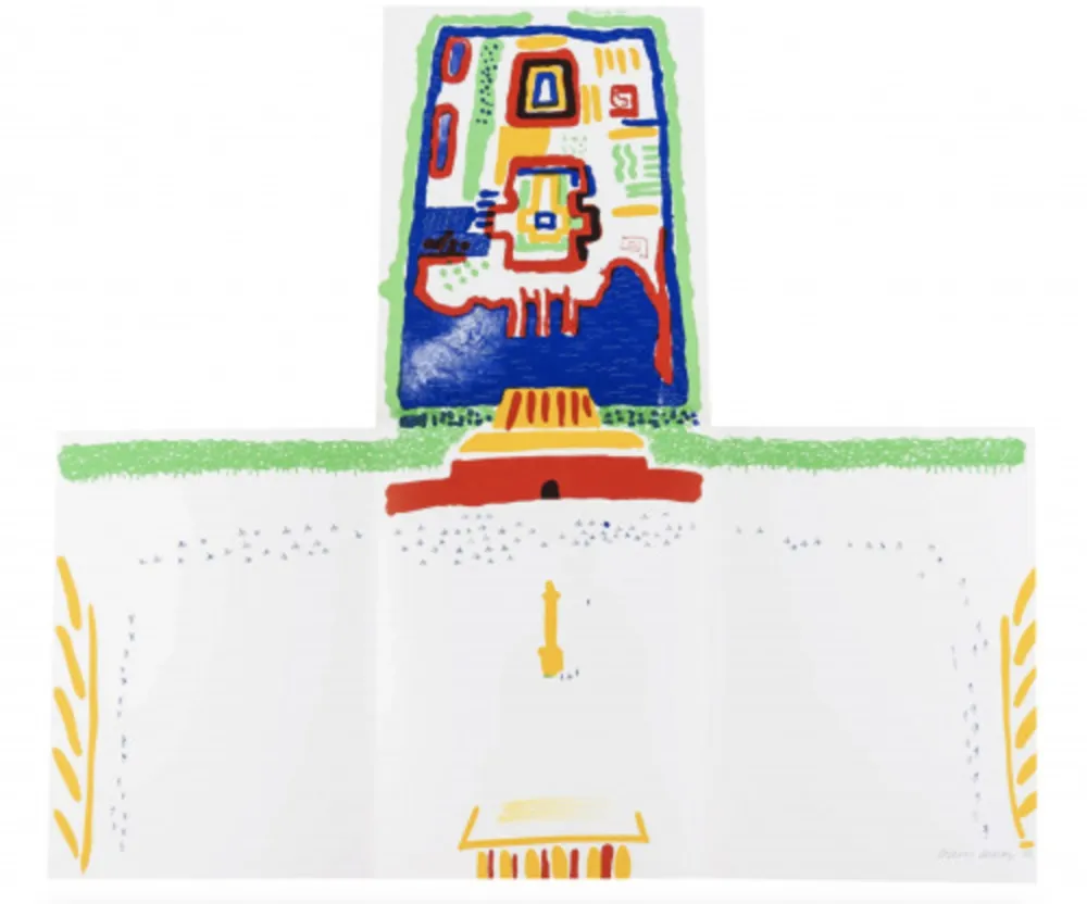 Lithografie Hockney - China Diary (MCA Tokyo 254)