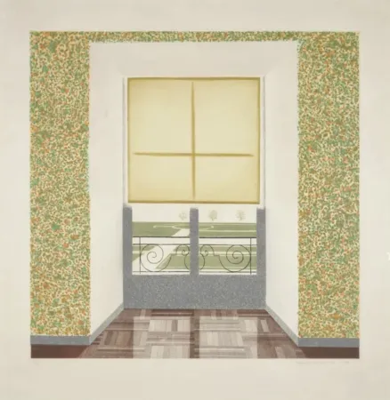Ets En Aquatint Hockney - Contrejour in the French Style