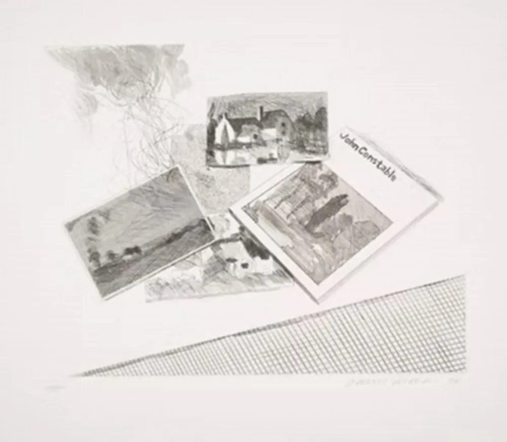 Ets En Aquatint Hockney - For John Constable