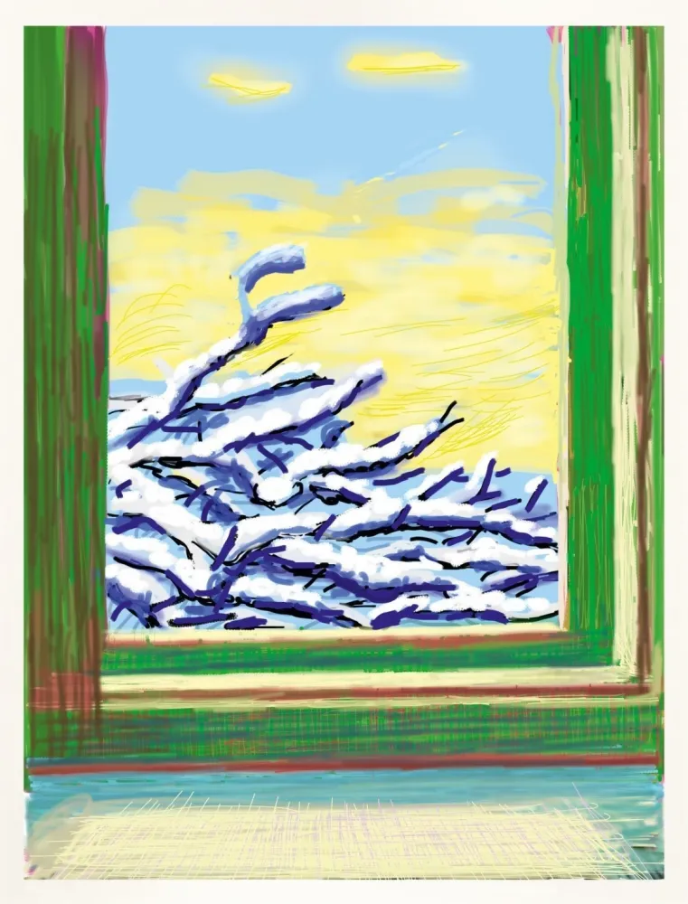 Geen Techniek Hockney - IPad drawing `No 610`, 23rd December 2010