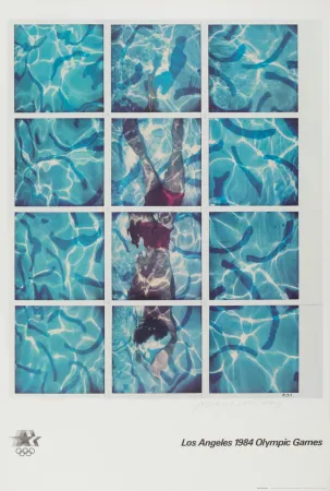 Lithografie Hockney - Los Angeles 1984 Olympic Games, 1982 - Hand-signed